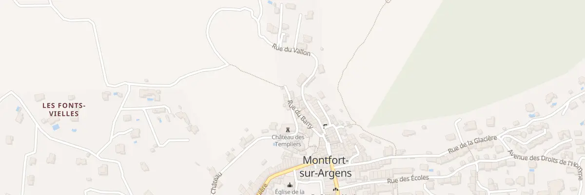 Plan du 5002 Le Village à Montfort-sur-Argens