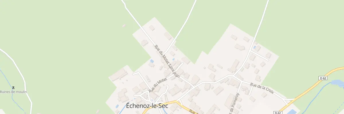 Plan du 2 Rue de la Plante à Échenoz-le-Sec