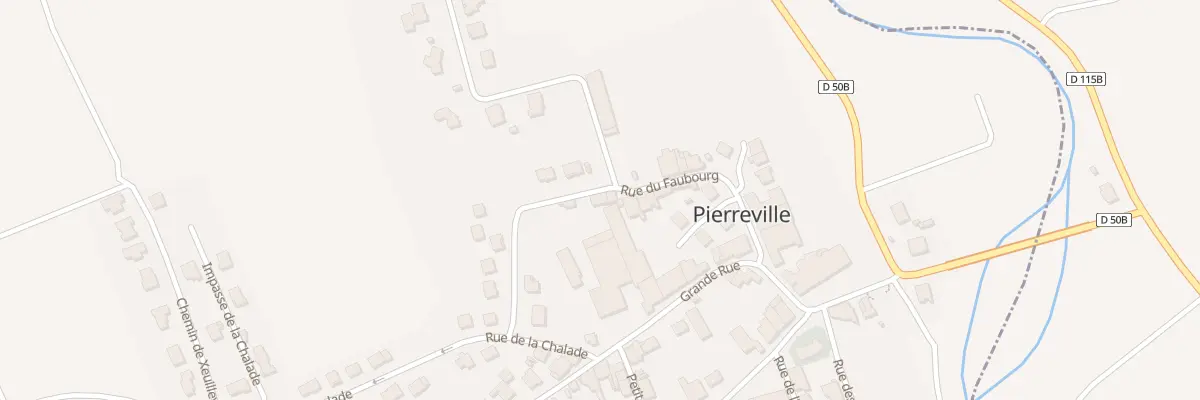 Plan du 2 Rue des Hauts Jardins à Pierreville