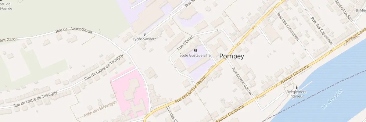Plan du 4 Rue d’Orlan à Pompey