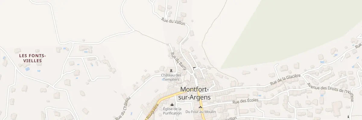 Plan du 20 Rue du Barry à Montfort-sur-Argens