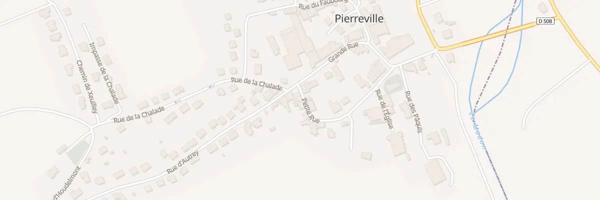 Plan du 2 Ptr Petite Rue à Pierreville