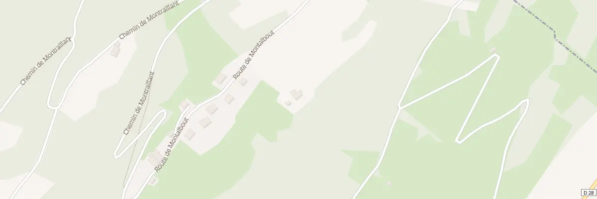 Plan du 1472 Rte de Montalbout à La Croix-de-la-Rochette