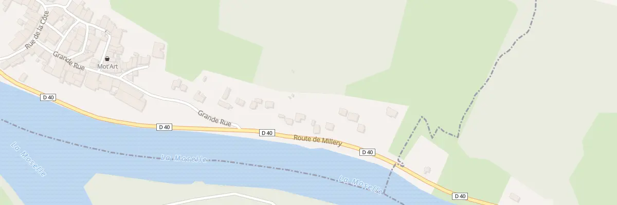 Plan du 7 Rte de Millery à Autreville-sur-Moselle