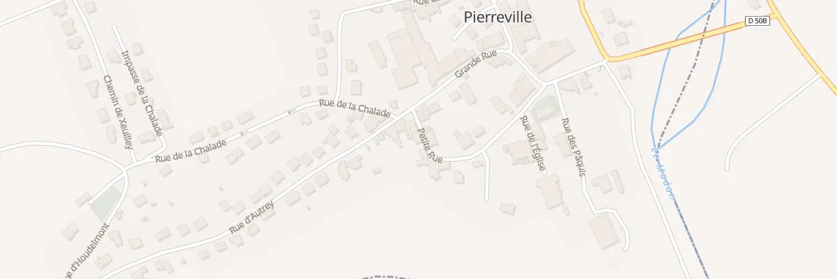 Plan du 4 Ptr Petite Rue à Pierreville