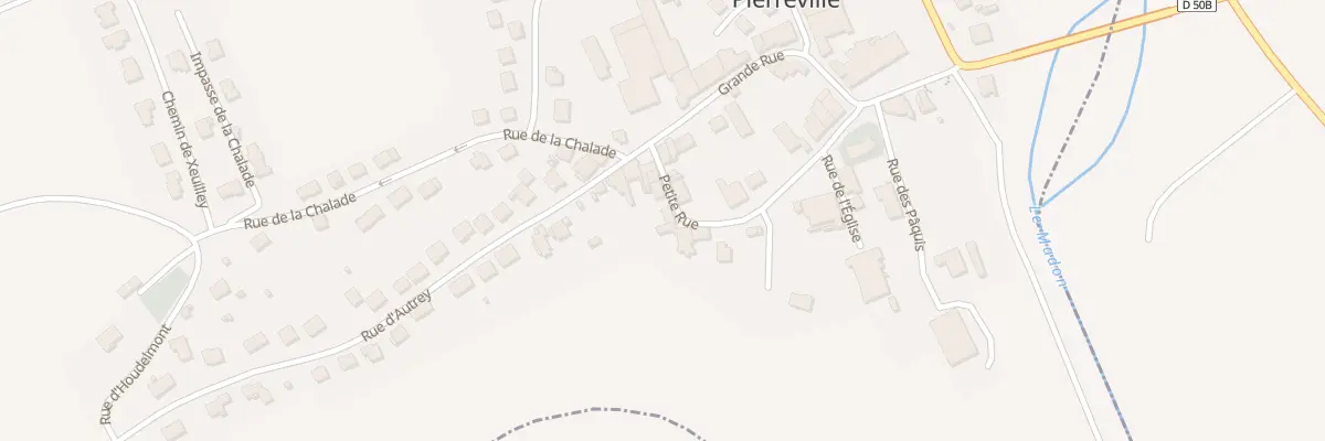 Plan du 6 Ptr Petite Rue à Pierreville