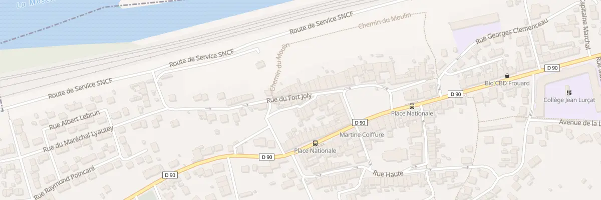 Plan du 25 Rue du Fort Joly à Frouard