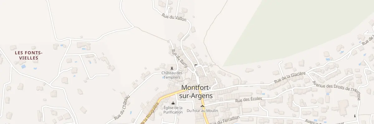 Plan du 5012 Le Village à Montfort-sur-Argens
