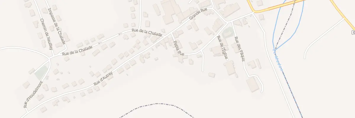Plan du 8 Ptr Petite Rue à Pierreville