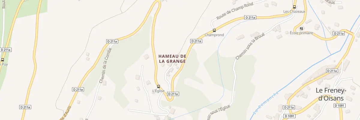 Plan du 5165 Hameau de la Grange au Freney-d’Oisans