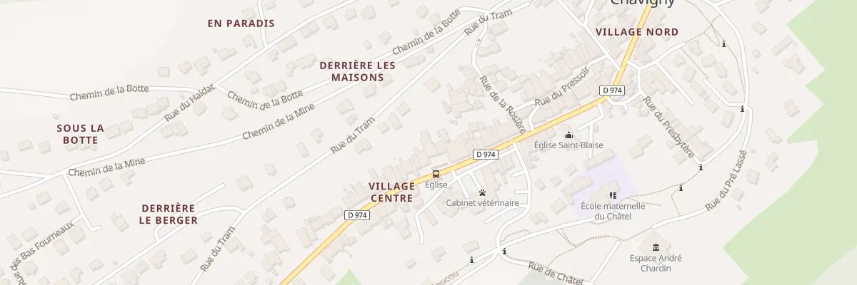 Plan du 4 Rue de Neuves Maisons à Chavigny