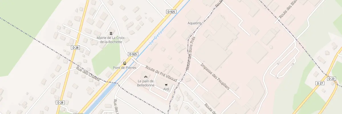 Plan du 512 Rte de Pré Viboud à La Croix-de-la-Rochette