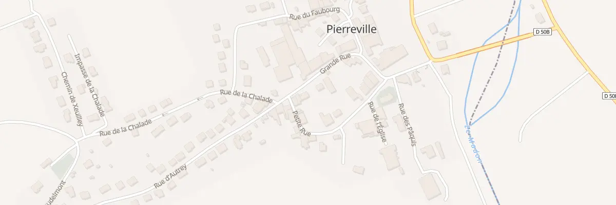 Plan du 6 Gr Grande Rue à Pierreville