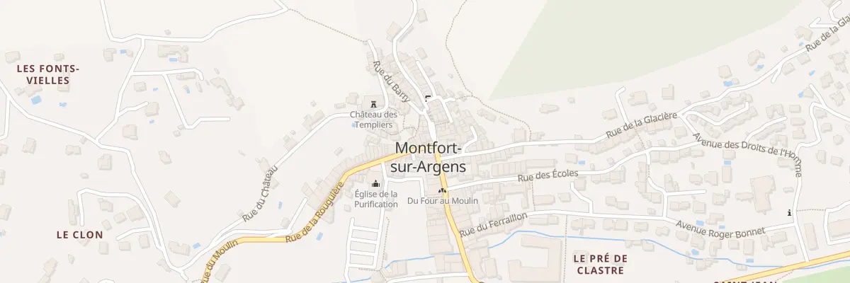Plan du 4 Rue de la Rouguière à Montfort-sur-Argens