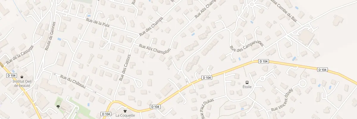 Plan du 3 Rue du Hameau à Saône