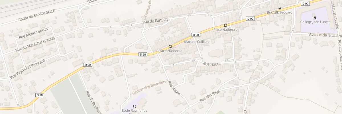 Plan du 3 Rue Haute à Frouard