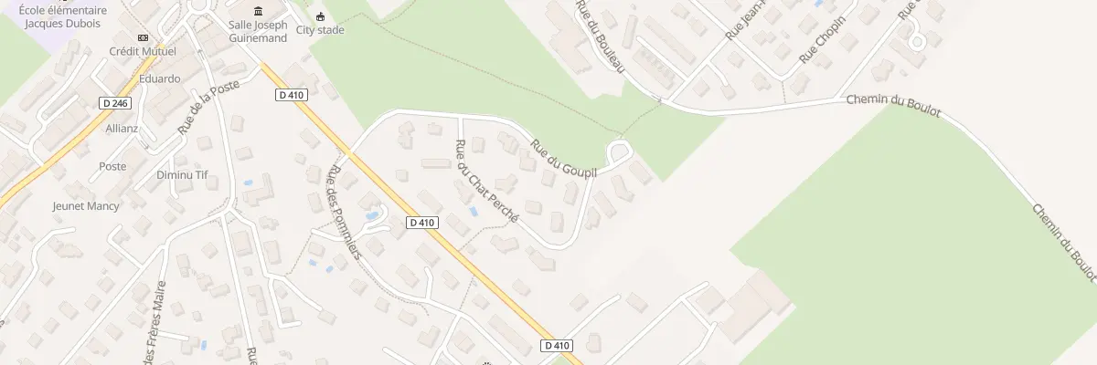 Plan du 10 Rue du Goupil à Saône