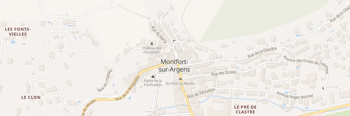 Plan du 5020 Le Village à Montfort-sur-Argens