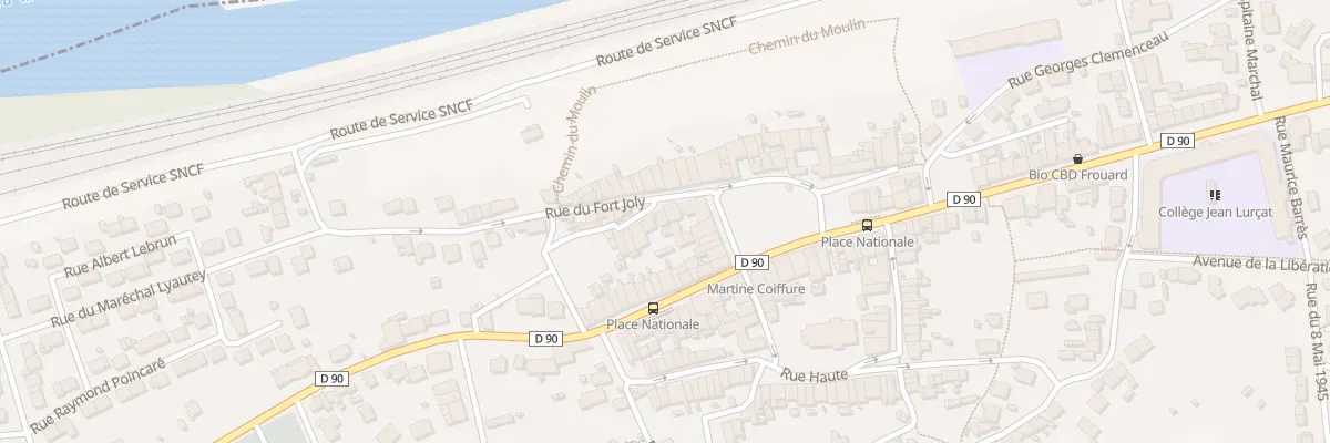 Plan du 7 Rue du Fort Joly à Frouard