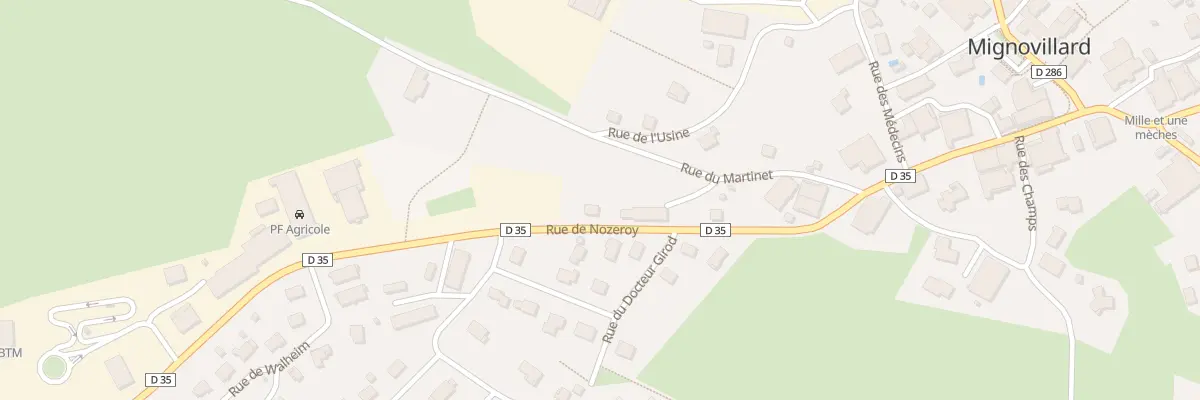 Plan du 18 Rue de Nozeroy Mignovillard à Mignovillard