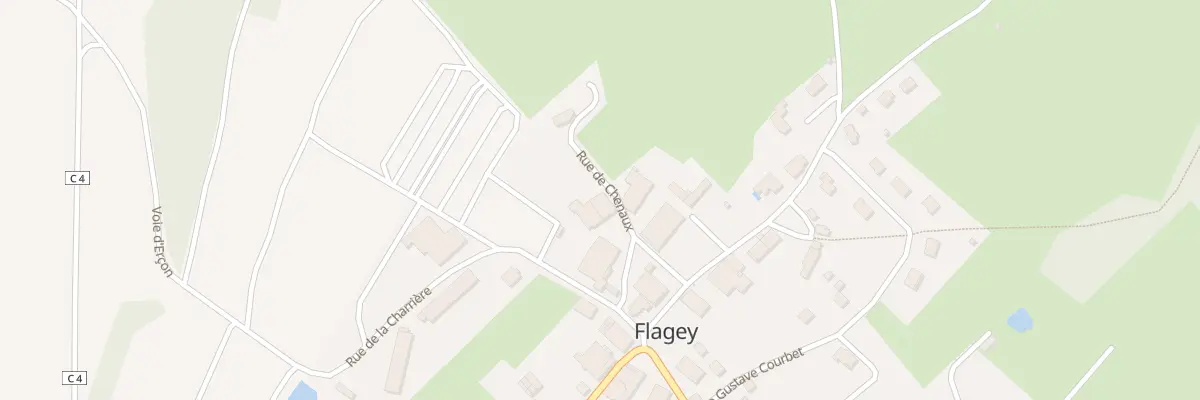 Plan du 7 Rue de Chenaux à Flagey