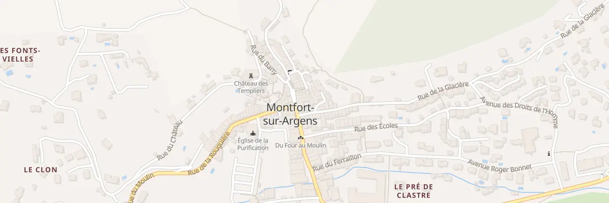 Plan du 5178 Pl de la Mairie à Montfort-sur-Argens