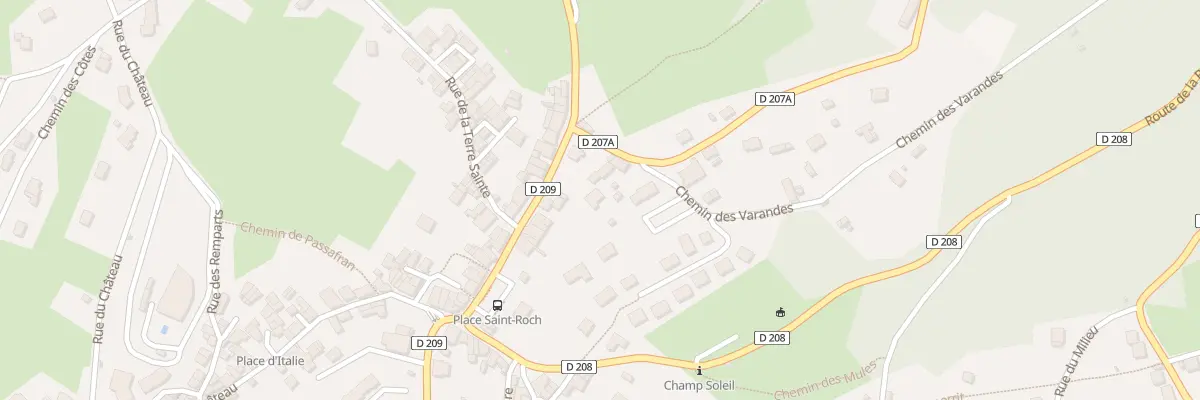 Plan du 705 Rte de Calvin à Arvillard