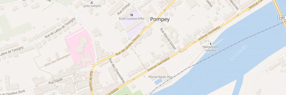 Plan du 24 Rue des Jardins Fleuris à Pompey