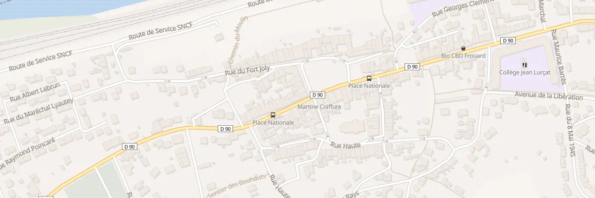 Plan du 2 Rue de Liverdun à Frouard