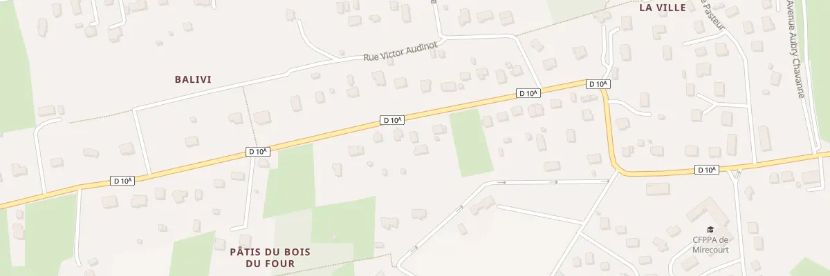 Plan du 217 Av René Porterat à Mirecourt
