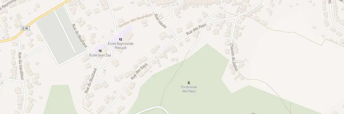Plan du 33 Rue des Rays à Frouard