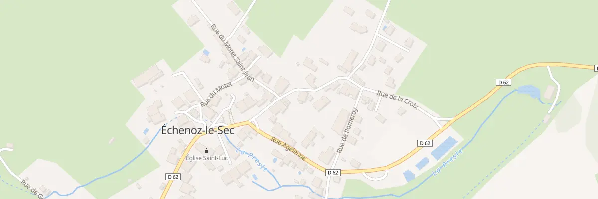 Plan du 6 Rue du Chateau à Échenoz-le-Sec