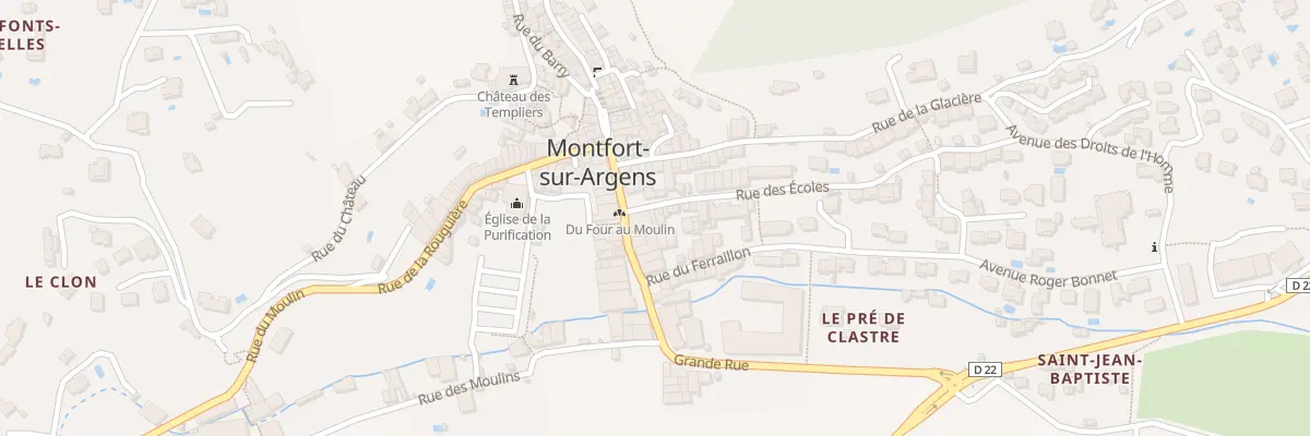 Plan du 6B Rue des Ecoles à Montfort-sur-Argens