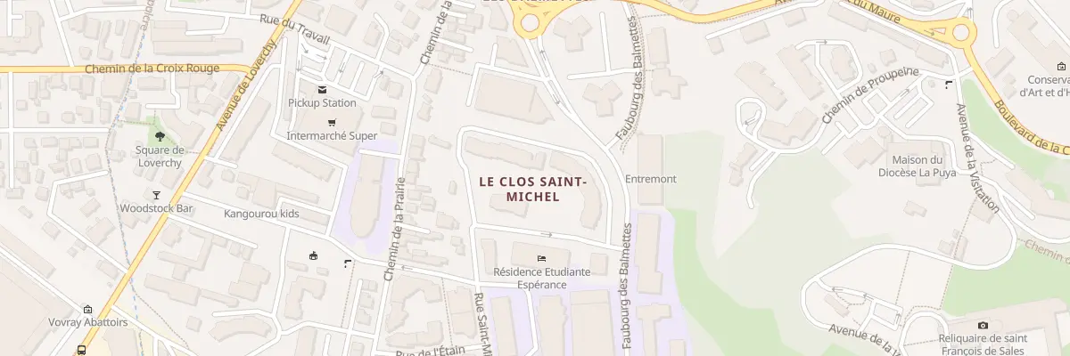 Plan du 8 Rue des Jardins à Annecy