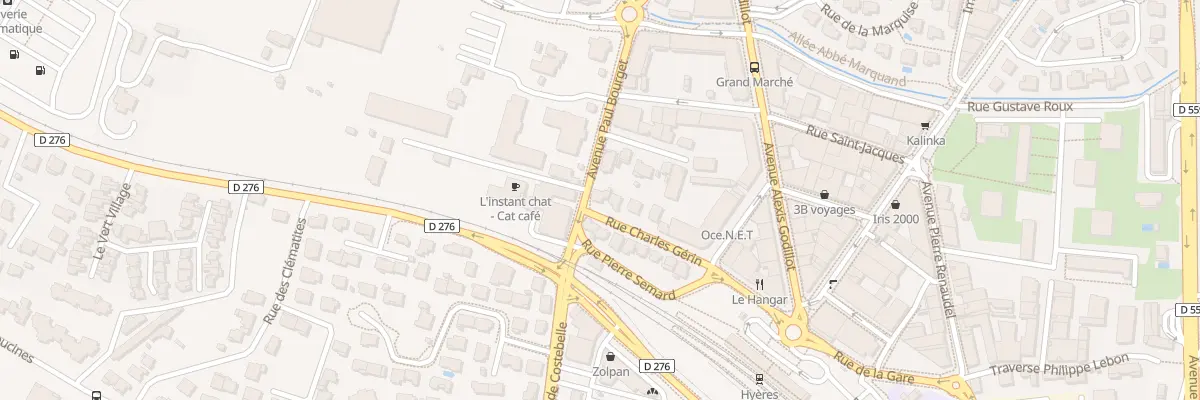 Plan du 14 Rue Charles Gérin à Hyères