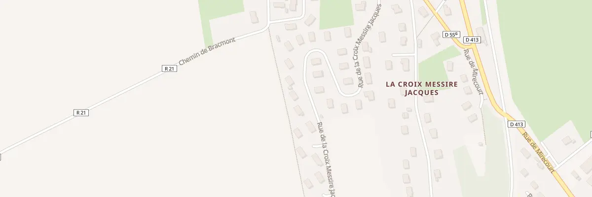 Plan du 438 Rue de la Croix Messire Jacque à Poussay