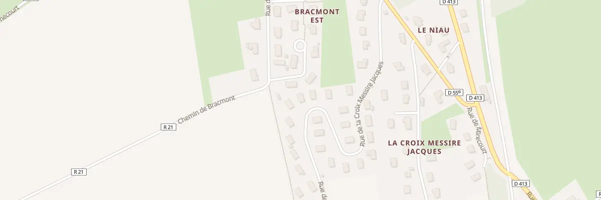 Plan du 370 Rue de la Croix Messire Jacque à Poussay