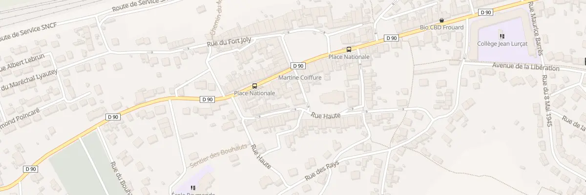 Plan du 6 Rue Abbe Gregoire à Frouard
