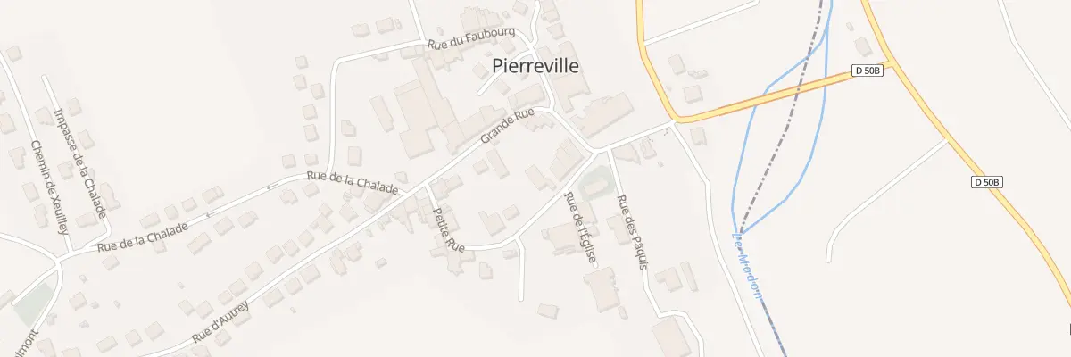 Plan du 9 Ptr Petite Rue à Pierreville