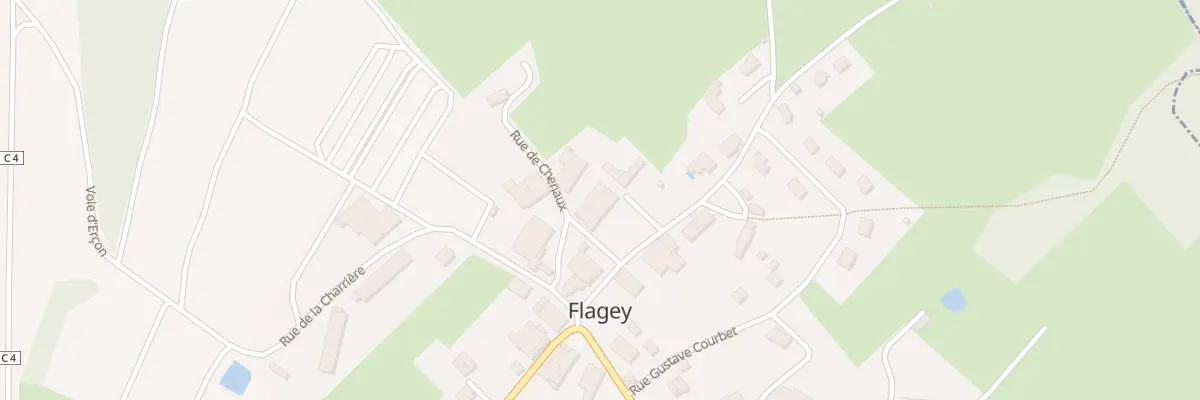 Plan du 6 Rle la Ruelle à Flagey