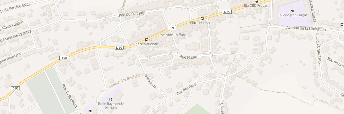 Plan du 38 Rue Haute à Frouard