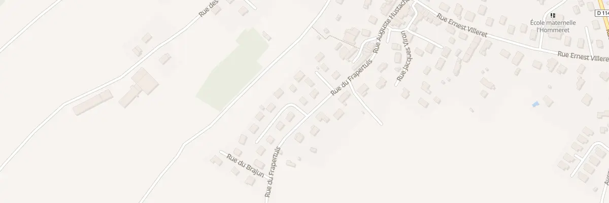 Plan du 2 Rue du Lt de Barbeyrac à Noidans-lès-Vesoul