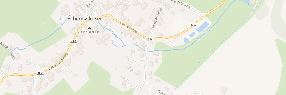 Plan du 4 Rue de la Bequigniere à Échenoz-le-Sec