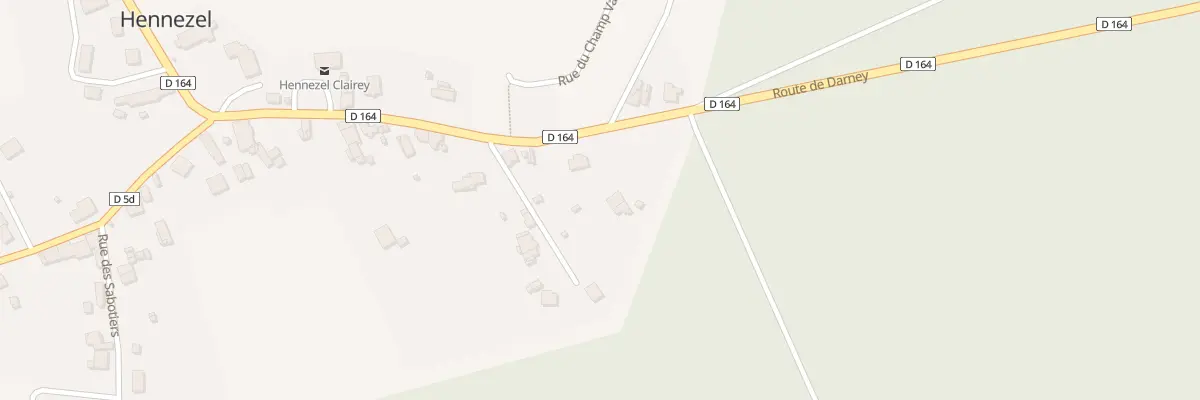Plan du 1 Rue des Abbés Mathis et Marion à Hennezel