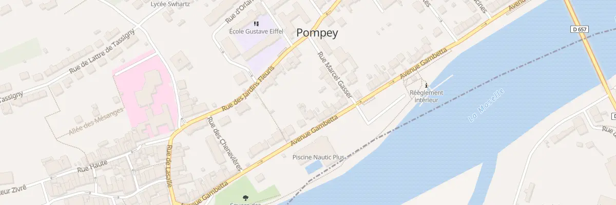 Plan du 27 Av Gambetta à Pompey