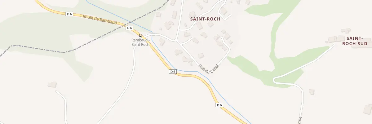 Plan du 5118 Saint Roch à Rambaud