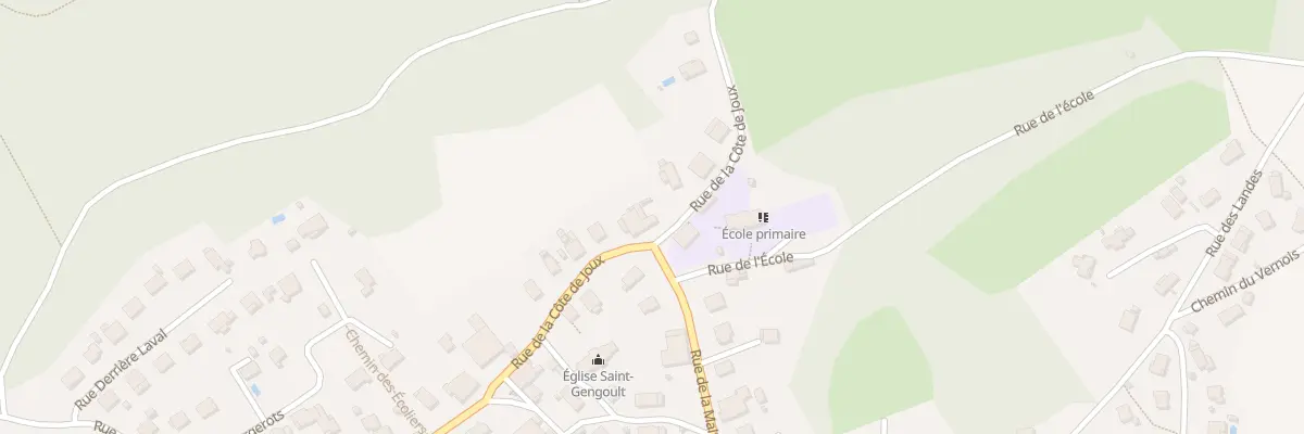 Plan du 19 Rue de la Côte de Joux à Gennes