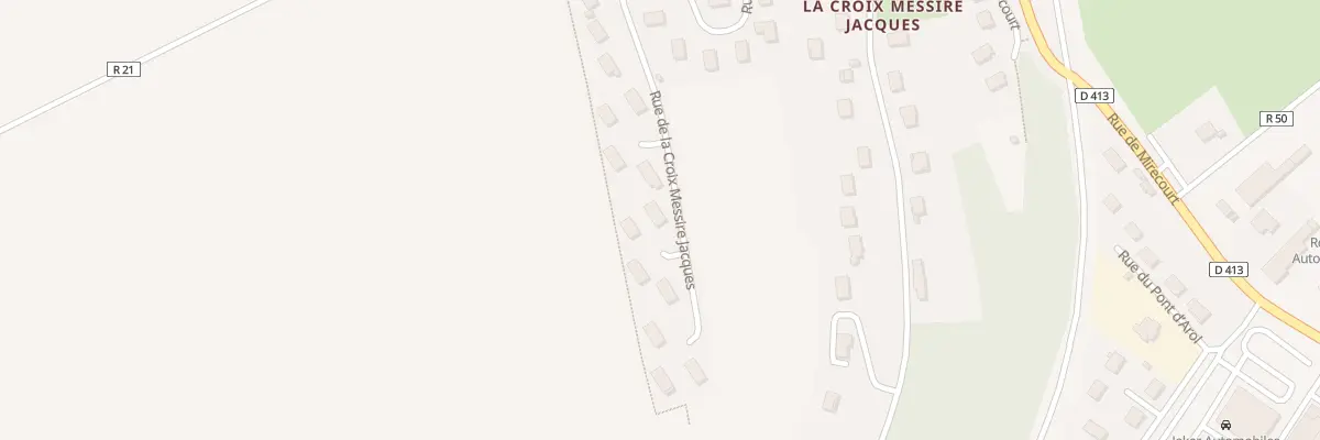 Plan du 578 Rue de la Croix Messire Jacque à Poussay