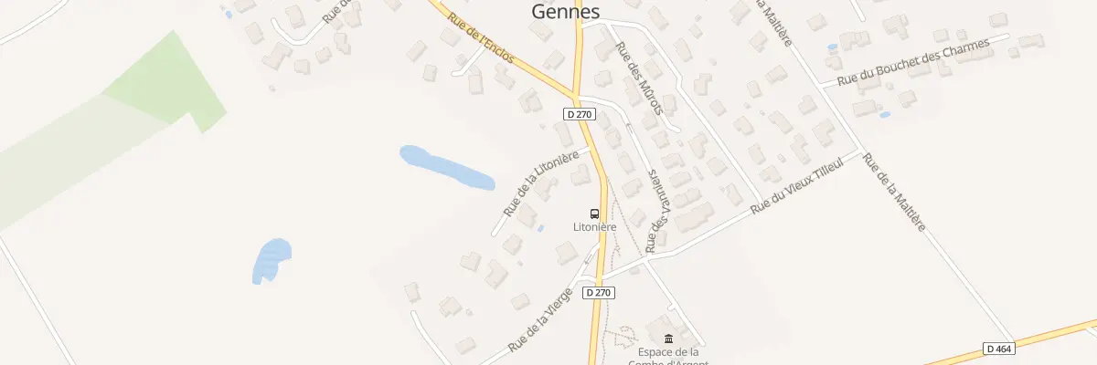 Plan du 3A Rue de la Litoniere à Gennes