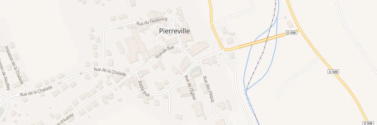 Plan du 15 Petite Rue à Pierreville